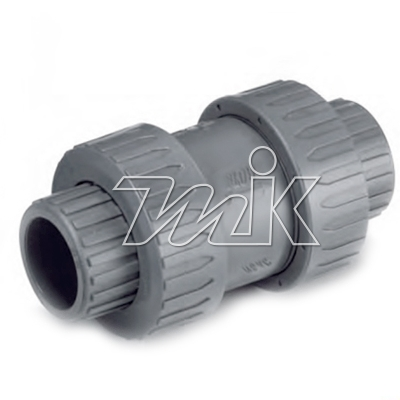 [시유] CPVC 유니온볼 체크밸브 소켓 (15A/2.016inch/10bar, 1개)