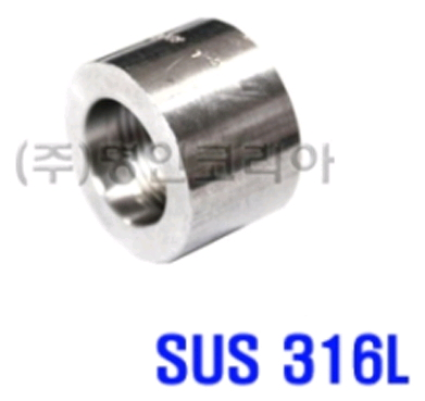 뉴코리아테크 [뉴코리아테크] 단조 하프 커플링 (F316L/나사형/25A/31mm, 1개)