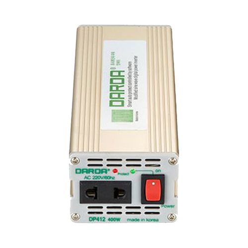 [피앤케이하이테크] 유사계단파 인버터 DP-424 (입력24V, 정격출력 200W/최대 400W, 0.7kg)
